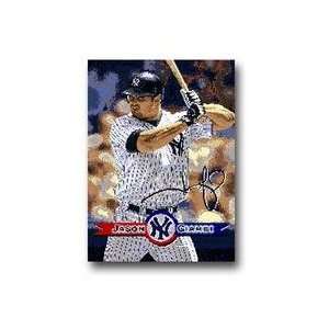  Jason Giambi #25 New York Yankees MLB Woven Tapestry Throw 