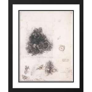 Da Vinci, Leonardo 28x36 Framed and Double Matted Study for the 
