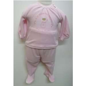  Petit Bateau pink velour suit   3m Baby