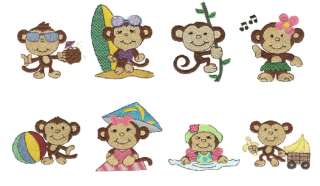 these are examples of all the monkeys you can choose from