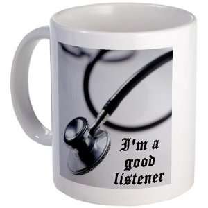  Im a good listener Cupsreviewcomplete Mug by  