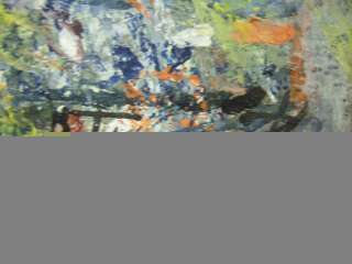 Bertoldo Taubert Abstract Orig Oil Painting  