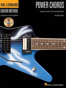 Power Chords   Beginner Rock Guitar Lessons Tab Book CD  