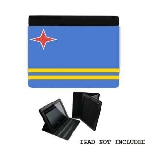  Aruba Flag iPad 2 3 Leather and Faux Suede Holder Case 