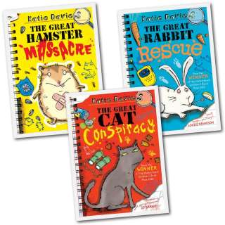 Katie Davies Collection 3 Books Set The Great Cat Conspiracy, Rabbit 