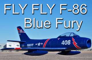 FLY FLY F 86 HUGE R/C Foam Jet W/ 90mm EDF Fan Included  