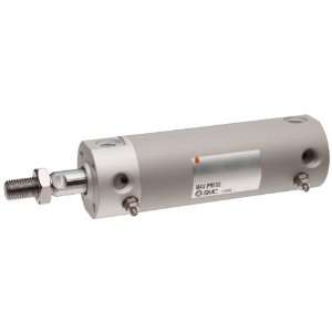 SMC CDG1BN25 50 Aluminum Air Cylinder, Round body, Double Acting 