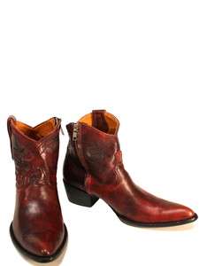 New OLD GRINGO 7 Polo Zipper Womens Cowboy Boots L644 29 Red Orig. $ 