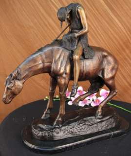 End of The Trail   21 Solid Bronze Statue by James Fraser Made in 