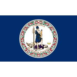  4x6 FT VA Virginia Flag WindStrong® Commercial 2 Ply Poly 