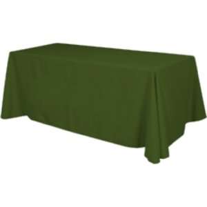  Hunter Green Table Throw Skirt for Exhibits and Events. 6 