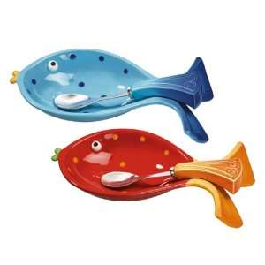 Grasslands Road Studio 100 Making Waves 4 1/2 by 8 1/4 Inch Fish Shape 