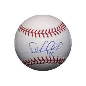 Sean Marshall autographed baseball 