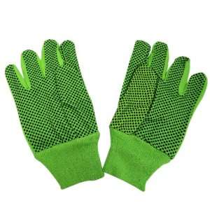   2RA13 High Visibility Green Canvas Work Gloves 