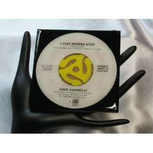  Gino Vanelli 45 RPM Record Drink Coaster   I Just Wanna 
