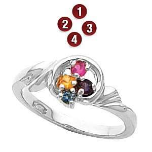 Magic Circle Sterling Silver Mothers Ring