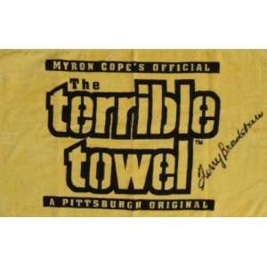   RARE Steelers Terrible Towel JSA   NFL Towels