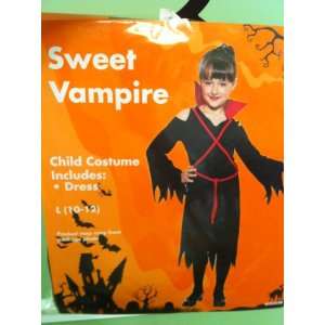  Sweet Vampire Costume Girls Size 10 12 Toys & Games