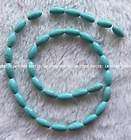 6x12mm Blue Turquoise Drum Beads 16   