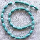 6x12mm Blue Turquoise Drum Beads 16   