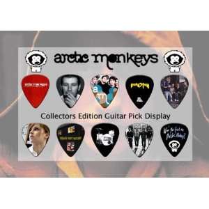 Arctic Monkeys Premium Celluloid Guitar Picks Display A5 Sized