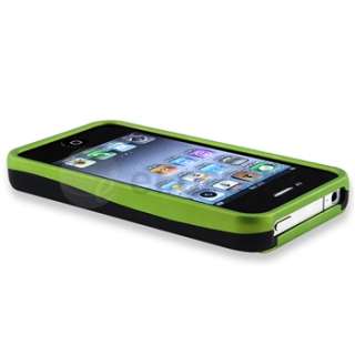   with apple iphone 4 4s green black cup shape quantity 1 snap on case