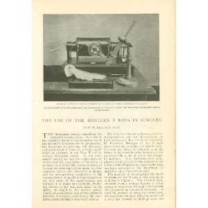  1896 Medicine Use of Rontgen X Rays in Surgery Everything 