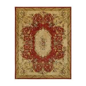 Capel Evelyn Coral Red 825 Traditional 8 x 10 Area Rug  