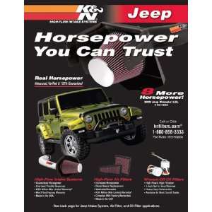  K&N 89 11603 Jeep Intakes Brochure Automotive
