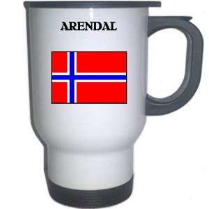  Norway   ARENDAL White Stainless Steel Mug Everything 