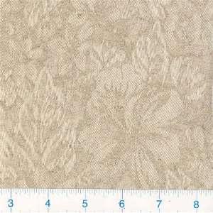  56 Wide Linen Textures Jacquard Floral Fabric By The 