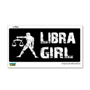  Libra Girl   Zodiac Horoscope Sign   Window Bumper Sticker 