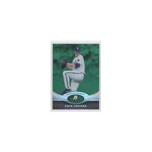  2011 Bowman Platinum Emerald #70   Zack Greinke Sports 