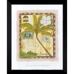   Claire Pavlik Purgus FRAMED 24x30 Vacance Tropicale