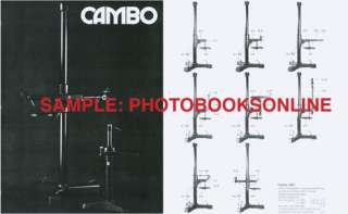 Cambo UST, MST Studio Stands & RTM Copy Stand Catalog  