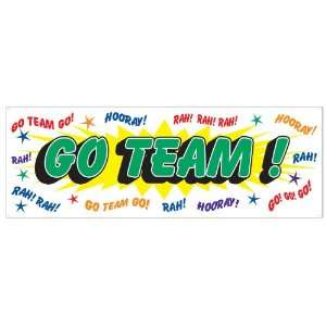  Lets Party By Beistle Company Go Team Sign Banner 