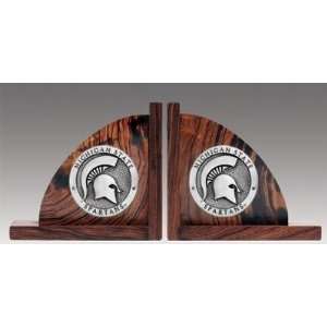  Michigan State Spartans Ironwood Book Ends (Set of 2 