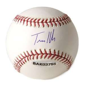  Travis Hafner Autographed/Hand Signed Official MLB 