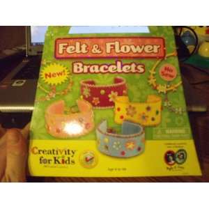    Creativity for Kids Felt and Flower Bracelets Toys & Games