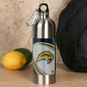 Buffalo Sabres 750ml Stainless Steel Water Bottle w/ Carabiner Clip