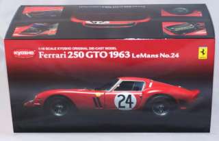 18 FERRARI KYOSHO 250 GTO 1963 LE MANS #24  