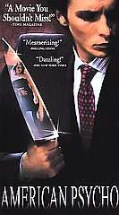 American Psycho VHS, 2000, Rated 096898451130  