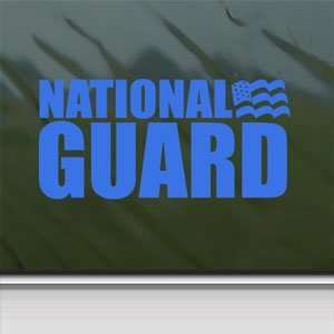  National Guard US Army Blue Decal Truck Window Blue 