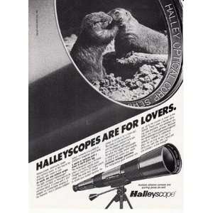   Ad 1985 Halleyscope Halleyscopes are for lovers. Halleyscope Books