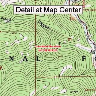   Map   Candland Mountain, Utah (Folded/Waterproof)