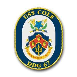  US Navy Ship USS Cole DDG 67 Decal Sticker 3.8 
