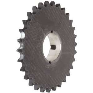 Martin Roller Chain Sprocket, Hardened Teeth, Taper Bushed, Type B Hub 