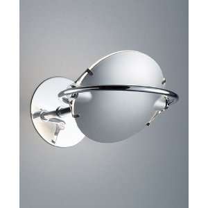 Nobi wall sconce   small, Aluminum Grey, 110   125V (for use in the U 