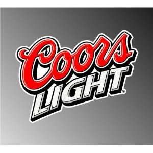 COORS LIGHT BEER DRINKS DECAL BUMPER STICKER 4x5