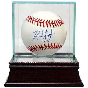  Kurt Suzuki signed Official Major League Baseball w/ Glass 